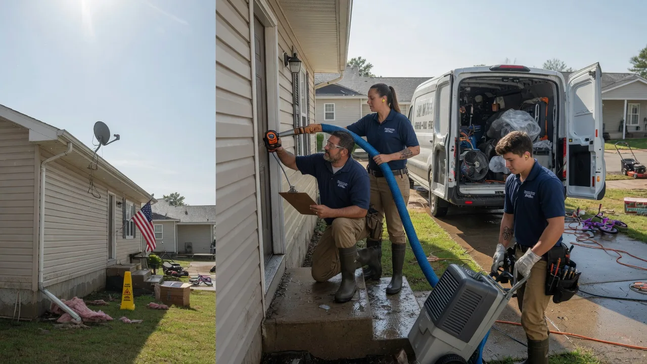 Ceiling Water Damage Restoration in Reynolds, IL near me